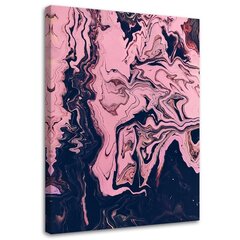 Glezna uz audekla, Abstrakts krāsots rozā krāsā cena un informācija | Gleznas | 220.lv