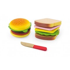Игрушечный набор для приготовления гамбургеров Viga цена и информация | Игрушки для девочек | 220.lv