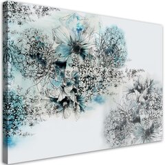 Холст принцип, Abstract Blue Flower 59,99 цена и информация | Картины | 220.lv