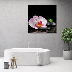 Glezna uz audekla, Ziedoša orhideju zen cena un informācija | Gleznas | 220.lv