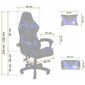 Biroja krēsls Restock Draco, zils cena un informācija | Biroja krēsli | 220.lv
