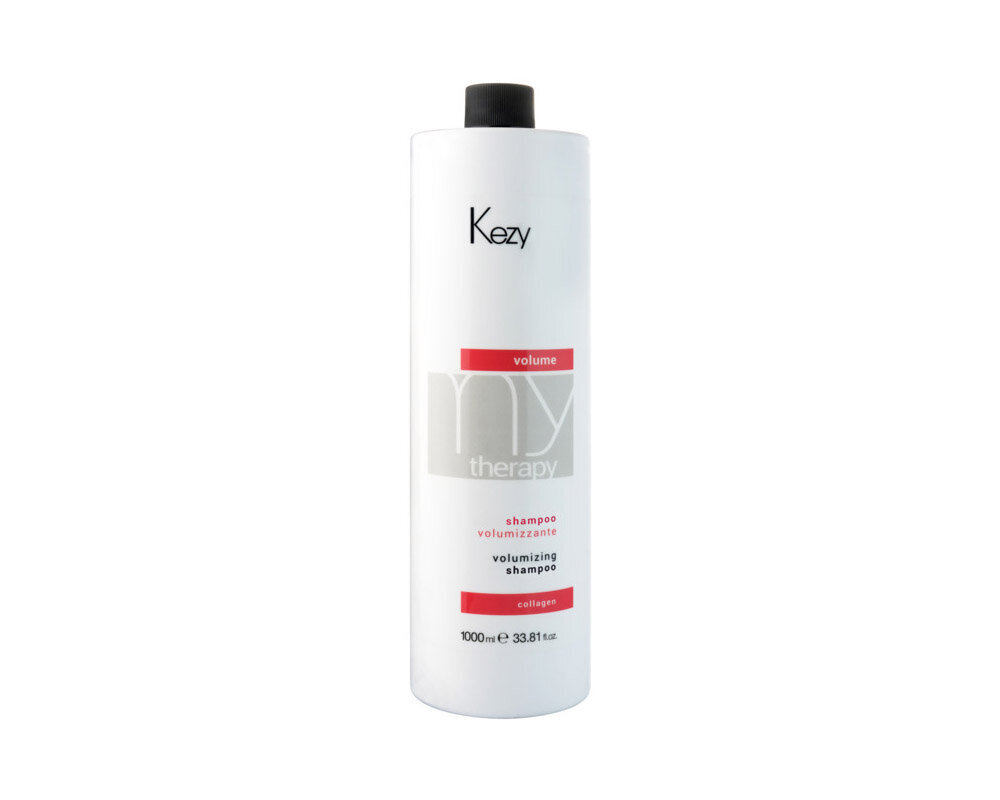 Apjomu palielinošs šampūns ar jūras kolagēnu Kezy My Therapy Volumizing Shampoo, 1000 ml cena un informācija | Šampūni | 220.lv