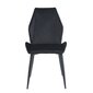 2-u ēdamistabas krēslu Restock Garda komplekts, melns cena un informācija | Virtuves un ēdamistabas krēsli | 220.lv