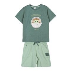 Комплект одежды The Mandalorian, зеленый цена и информация | Пижамы, халаты для мальчиков | 220.lv