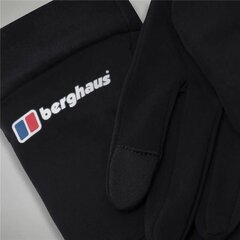 Cimdi Berghaus Liner Melns цена и информация | Мужские шарфы, шапки, перчатки | 220.lv