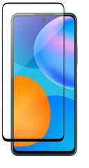 Закаленное  Стекло на полный экран 6D ДЛЯ Samsung Galaxy A12 4G BLACK цена и информация | Защитные пленки для телефонов | 220.lv