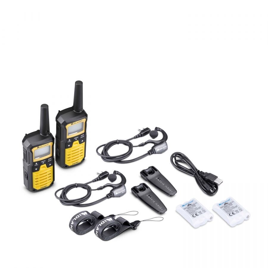 Rācija Midland XT50 PRO Hobby & Work Twin Walkie Talkie cena un informācija | Rācijas | 220.lv