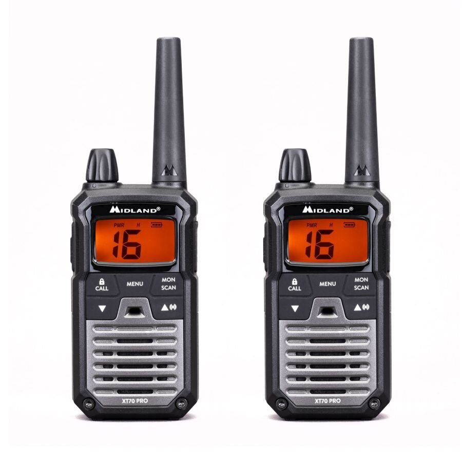 Rācija Midland XT70 PRO Twin Walkie Talkie cena un informācija | Rācijas | 220.lv