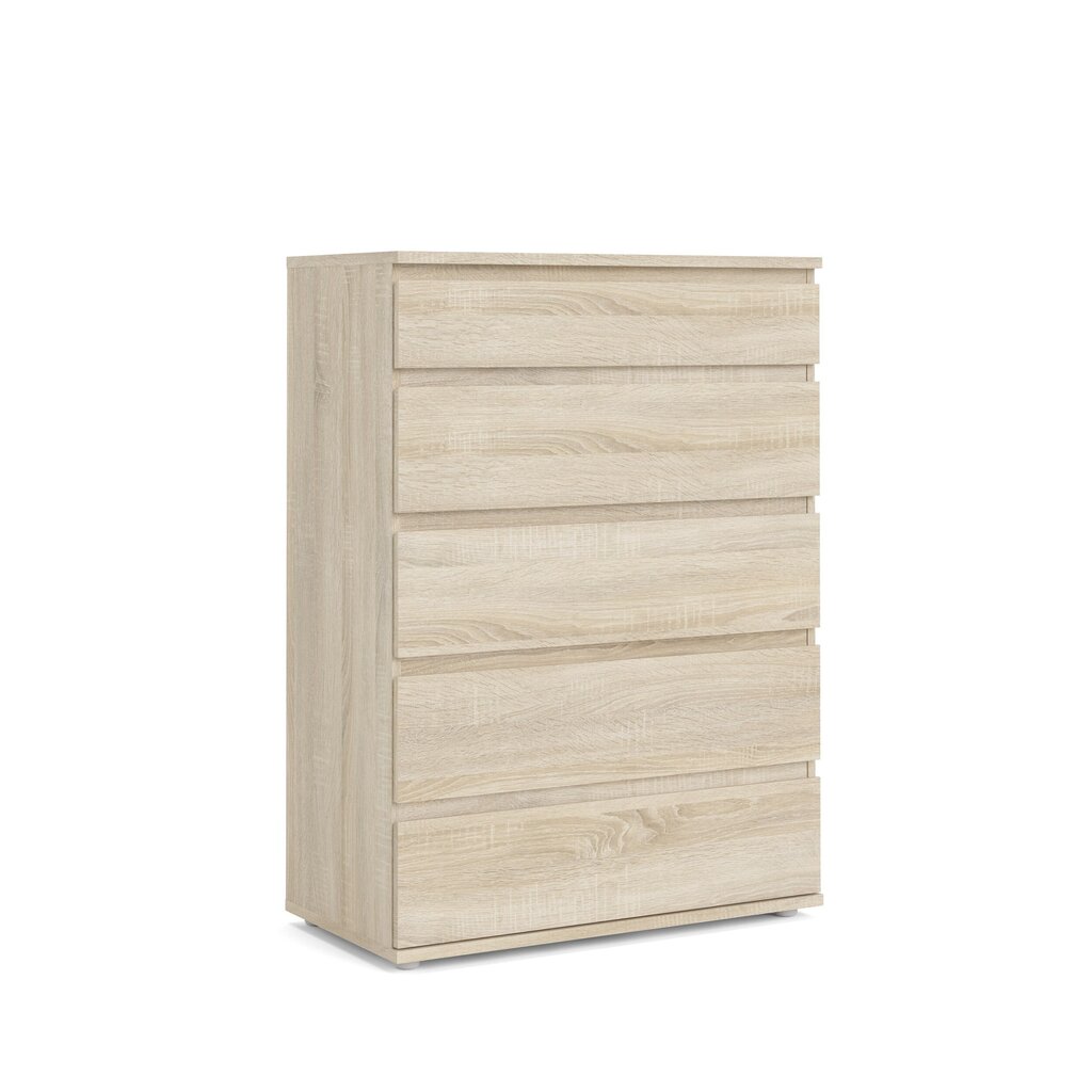 Nova Chest 5 drawers - Parcel Oak structure cena un informācija | Kumodes | 220.lv