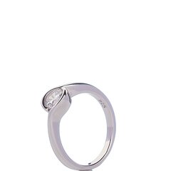 Серебряное кольцо с цирконом цена и информация | Кольца | 220.lv
