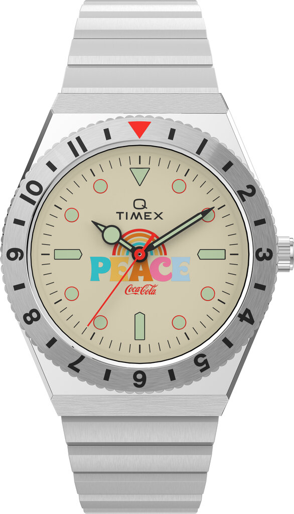 Pulkstenis vīriešiem Q Timex x Coca-Cola® Unity Collection TW2V25800 цена и информация | Vīriešu pulksteņi | 220.lv