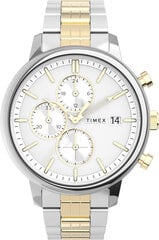 Timex Chicago Chronograph 43mm Часы-браслет из нержавеющей стали TW2V01800 цена и информация | Мужские часы | 220.lv