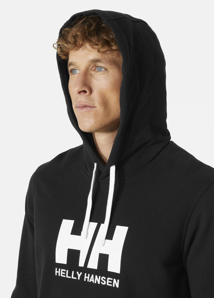 Helly Hansen vīriešu džemperis HH LOGO, melns cena un informācija | Vīriešu jakas | 220.lv