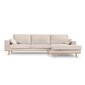 Dīvāns Micadoni Tugela, 281x154x83 cm, smilškrāsas cena un informācija | Dīvāni | 220.lv