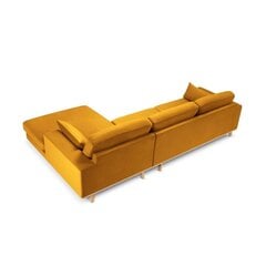 Dīvāns Micadoni Tugela, 281x154x83 cm, dzeltens cena un informācija | Dīvāni | 220.lv