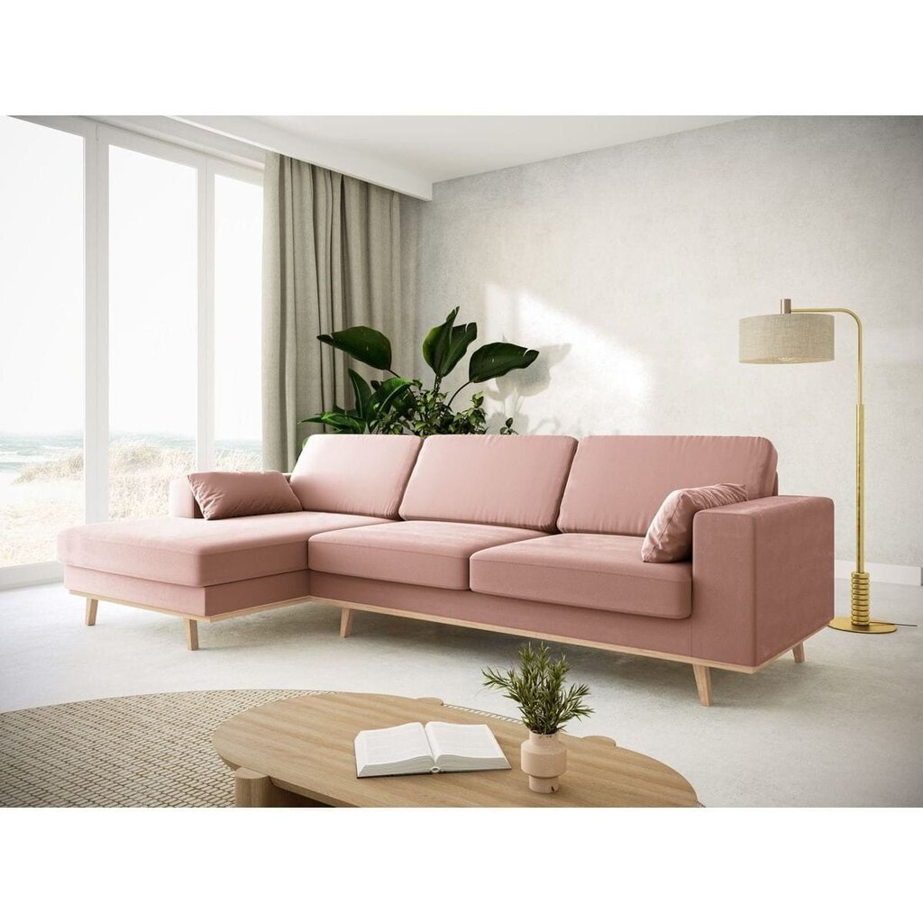 Dīvāns Micadoni Tugela, rozā cena un informācija | Dīvāni | 220.lv
