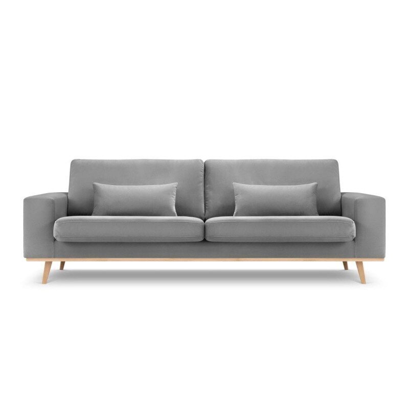 Dīvāns Micadoni Tugela, 236x93x83 cm, pelēks cena un informācija | Dīvāni | 220.lv