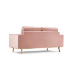 Dīvāns Micadoni Tugela, 199x93x83 cm, rozā cena un informācija | Dīvāni | 220.lv
