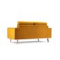 Dīvāns Micadoni Tugela, 199x93x83 cm, dzeltens cena un informācija | Dīvāni | 220.lv