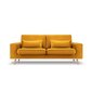 Dīvāns Micadoni Tugela, 199x93x83 cm, dzeltens cena un informācija | Dīvāni | 220.lv