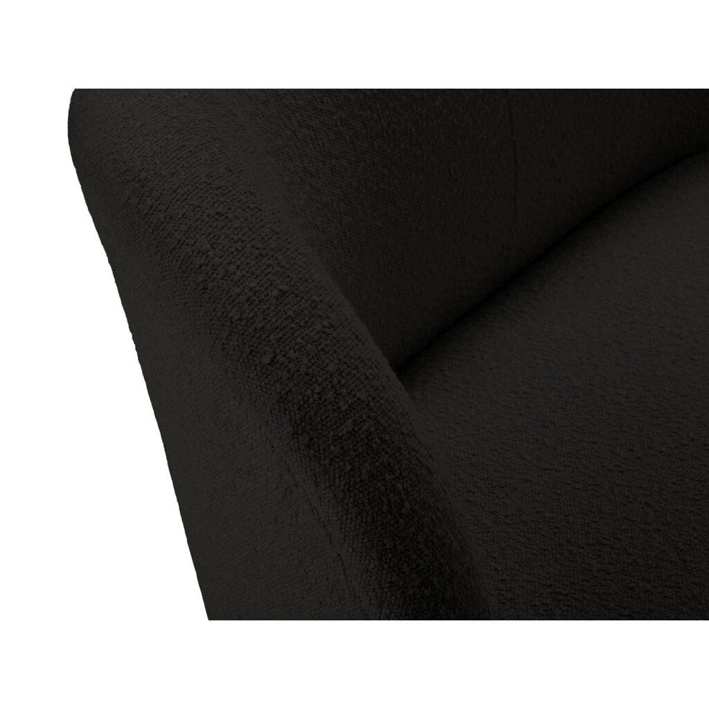 Dīvāns Micadoni Saamit, 80x126x72 cm, melns cena un informācija | Dīvāni | 220.lv