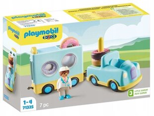 71325 Playmobil 1.2.3: Virtuļu kravas automašīna cena un informācija | Konstruktori | 220.lv