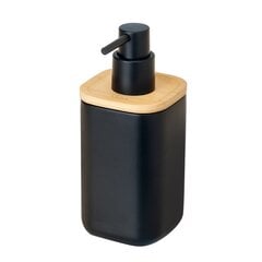 Линия box zense bamboo: дозатор для мыла чёрного цвета цена и информация | Аксессуары для ванной комнаты | 220.lv