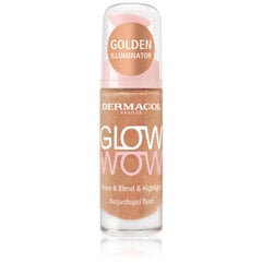 Izgaismojošs fluīds Glow Wow (Prime & Blend & Highlight) 20 ml цена и информация | Бронзеры (бронзаторы), румяна | 220.lv