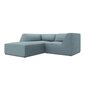 Dīvāns Micadoni Ruby, 186x180x69 cm, zils цена и информация | Dīvāni | 220.lv
