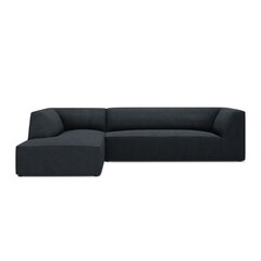 Dīvāns Micadoni Ruby, 273x180x69 cm, melns cena un informācija | Dīvāni | 220.lv