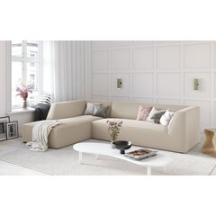 Dīvāns Micadoni Ruby, 273x180x69 cm, smilškrāsas cena un informācija | Dīvāni | 220.lv