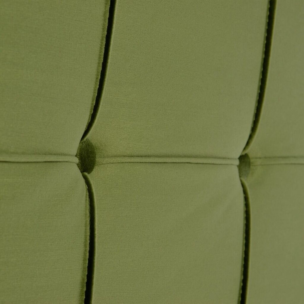 Gultas galvgalvis 160 x 7 x 64 cm Sintētiska Auduma Zaļš cena un informācija | Gultas | 220.lv