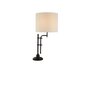 Searchlight galda lampa Munich EU12082-1BK цена и информация | Galda lampas | 220.lv