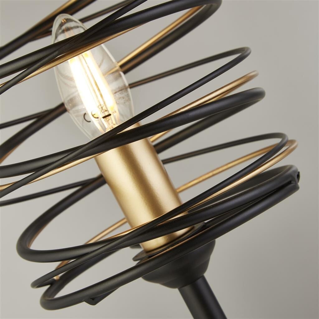 Searchlight galda lampa Spring EU85581-1BGO цена и информация | Galda lampas | 220.lv