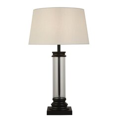 Searchlight galda lampa Pedestal EU5141BK cena un informācija | Galda lampas | 220.lv