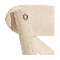 Обеденный стул 45 x 42 x 87 cm Деревянный Белый ротанг цена и информация | Стулья для кухни и столовой | 220.lv