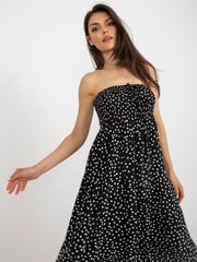 Женское платье с принтом, черное цена и информация | Платья | 220.lv