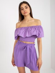Женские фиолетовые шорты цена и информация | Шорты женские Only | 220.lv