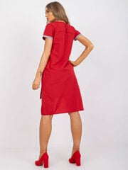 красное расклешенное платье миди с цепочкой цена и информация | Платья | 220.lv