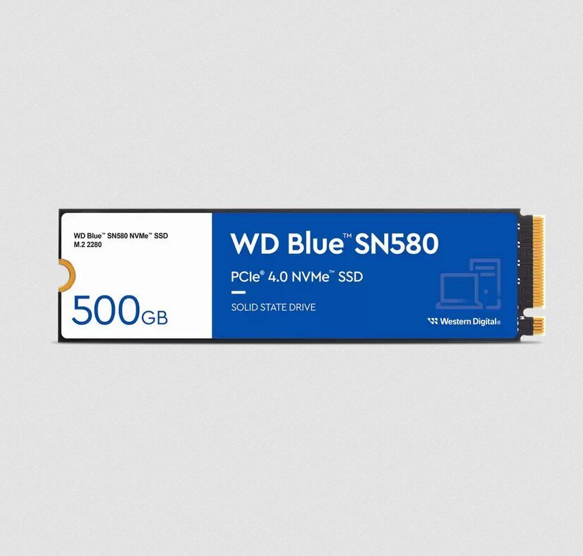 WD Blue SN580 WDS500G3B0E cena un informācija | Iekšējie cietie diski (HDD, SSD, Hybrid) | 220.lv