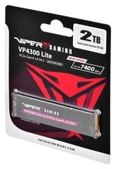 Patriot VP4300L2TBM28H цена и информация | Внутренние жёсткие диски (HDD, SSD, Hybrid) | 220.lv