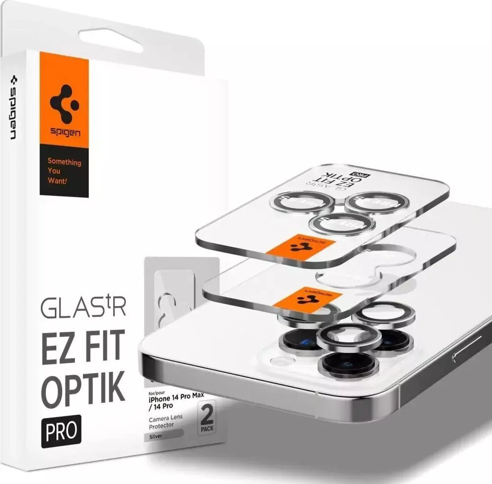 Spigen Glas.tR Ez Fit Optik Pro cena un informācija | Ekrāna aizsargstikli | 220.lv