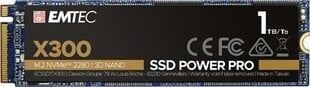 Emtec X300 Power Pro ECSSD1TX300 цена и информация | Внутренние жёсткие диски (HDD, SSD, Hybrid) | 220.lv