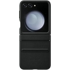 Etui Samsung EF-VF731PBEGWW Z Flip5 czarny|black Flap ECO-Leather Case cena un informācija | Telefonu vāciņi, maciņi | 220.lv