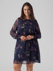 Vero Moda kleita sievietēm 5715501955159, tumši zils/rozā cena un informācija | Kleitas | 220.lv