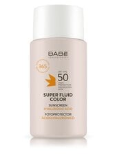 Babe Sun Super fluīds ar toni SPF-50, 50 ml cena un informācija | Sauļošanās krēmi | 220.lv