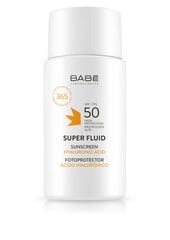Babe Sun Super fluīds SPF-50, 50 ml cena un informācija | Sauļošanās krēmi | 220.lv