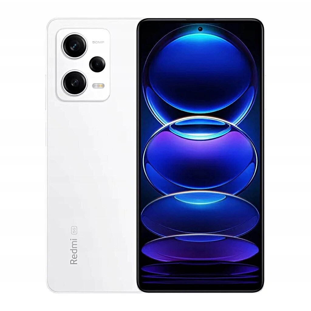 Телефон Xiaomi Redmi Note 12 Pro 5G 8/256GB Polar White MZB0D2WEU цена |  220.lv