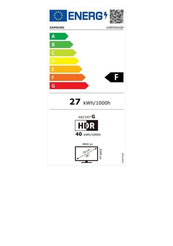 Monitors Samsung U28R550UQP IPS 28" 4K cena un informācija | Monitori | 220.lv