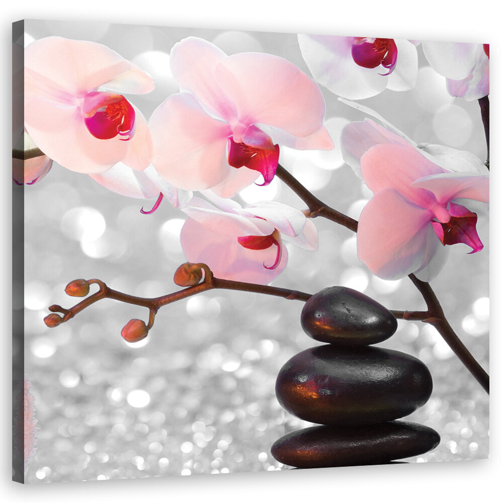 Glezna Zen akmeņi un orhideju zars цена и информация | Gleznas | 220.lv
